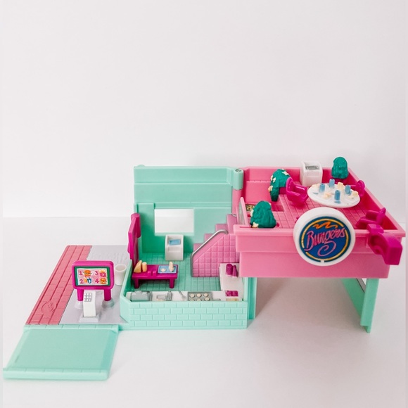 1994 Vintage Bluebird Polly Pocket - Polly’s Burger Drive-In 100% complete - Picture 5 of 9